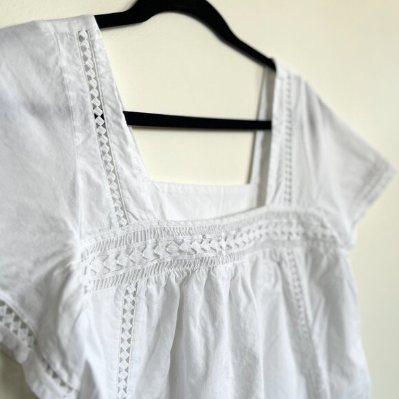 "Abercrombie and Fitch" linen white dress with pockets! - Size S - Picture 2 of 8
